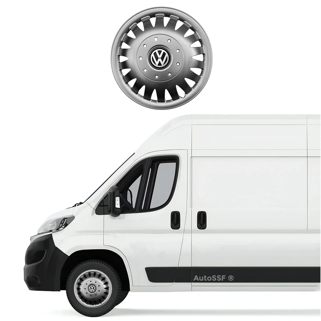 Set 4 capace roti potrivite jantelor de 15 inch bombate compatibile VW CRAFTER, Model - 320