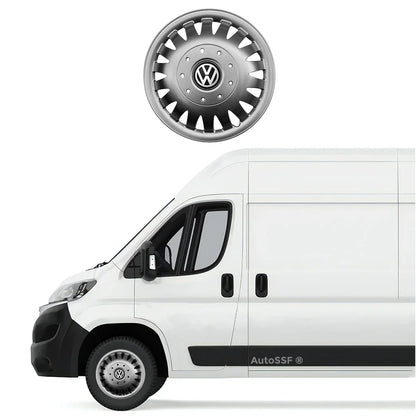 Set 4 capace roti potrivite jantelor de 15 inch bombate compatibile VW CRAFTER, Model - 320