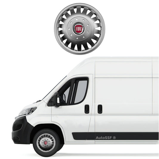 Set 4 capace roti 16 inchi (R16) bombate compatibile Fiat DUCATO, model 410
