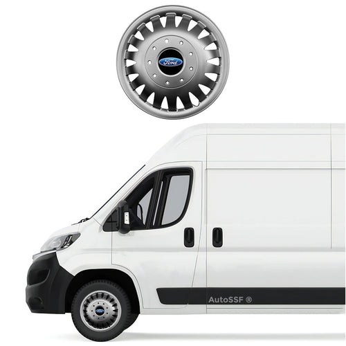 Set 4 capace roti potrivite jantelor de 15 inch bombate compatibile Ford TRANSIT, model 320