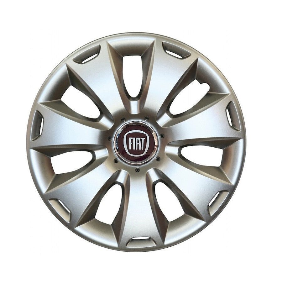 Set 4 capace roti potrivite jantelor de 15 inch compatibile FIAT 500,Punto,Bravo,Albea,Tipo,Stilo,Model-335