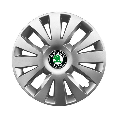 Set 4 capace roti potrivite jantelor de 15 inch compatibile gama SKODA model - 324