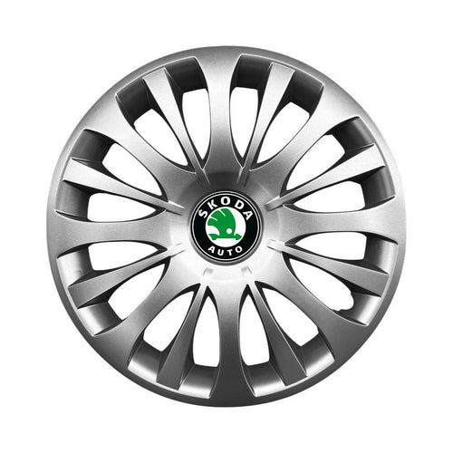 Set 4 capace roti potrivite jantelor de 15 inch compatibile gama SKODA model - 329