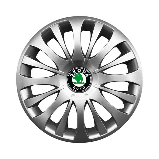 Set 4 capace roti potrivite jantelor de 15 inch compatibile gama SKODA model - 329
