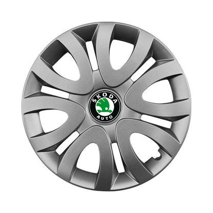 Set 4 capace roti potrivite jantelor de 15 inch compatibile gama SKODA model - 330