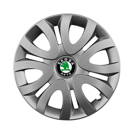 Set 4 capace roti potrivite jantelor de 15 inch compatibile gama SKODA model - 330