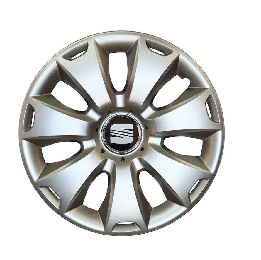 Set 4 capace roti 15 inchi (R15) compatibile SEAT Leon, Altea, Alhambra, Ibiza, Cordoba, Exeo Model - 335