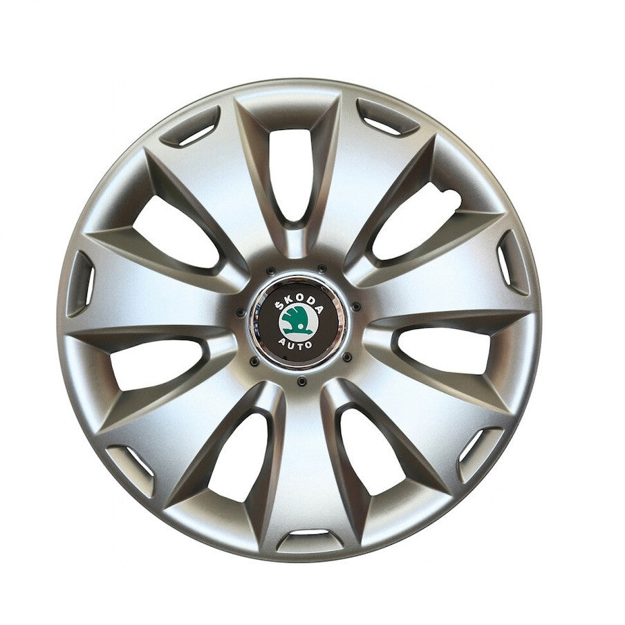 Set 4 capace roti potrivite jantelor de 15 inch compatibile SKODA Fabia ,Octavia I,II,III ,Roomster, Felicia ,Rapid ,Superb, Yeti Model-335