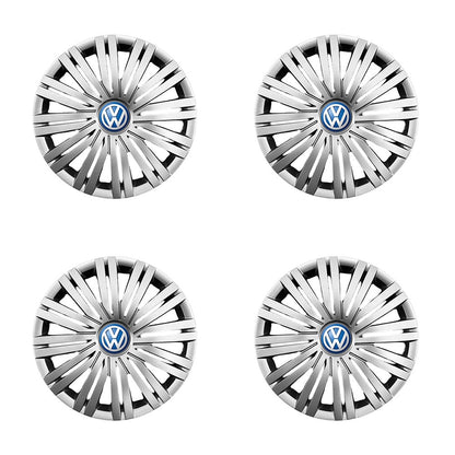 Set 4 capace roti 15 inchi (R15) compatibile Volkswagen, Model - 339, Sigla Albastra