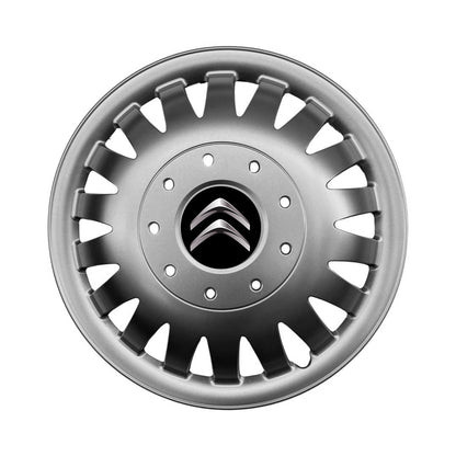 Set 4 capace roti potrivite jantelor de 16 inch bombate compatibile Citroen JUMPER, model 410