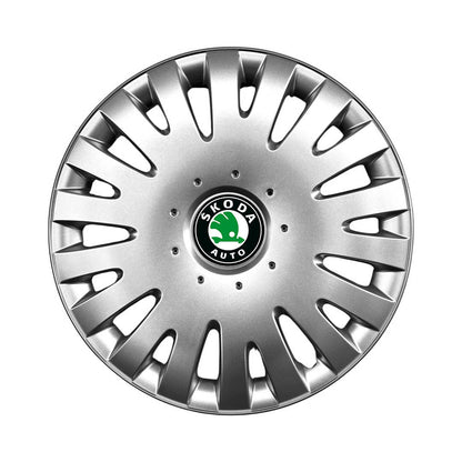 Set 4 capace roti potrivite jantelor de 16 inch compatibile gama SKODA model - 403