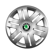 Set 4 capace roti potrivite jantelor de 16 inch compatibile gama SKODA model - 406