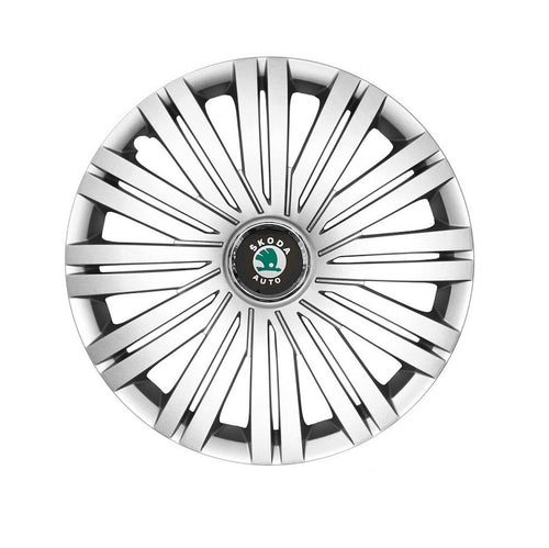 Set 4 capace roti 16 inchi (R16) compatibile SKODA Fabia, Octavia I, II, III, Roomster, Felicia, Rapid, Superb, Yeti Model-422