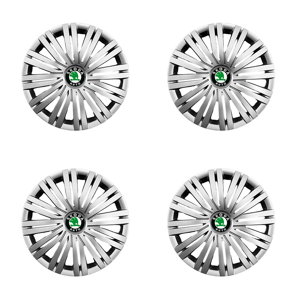 Set 4 capace roti 16 inchi (R16) compatibile SKODA Fabia, Octavia I, II, III, Roomster, Felicia, Rapid, Superb, Yeti Model-422