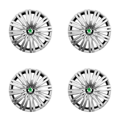 Set 4 capace roti 16 inchi (R16) compatibile SKODA Fabia, Octavia I, II, III, Roomster, Felicia, Rapid, Superb, Yeti Model-422