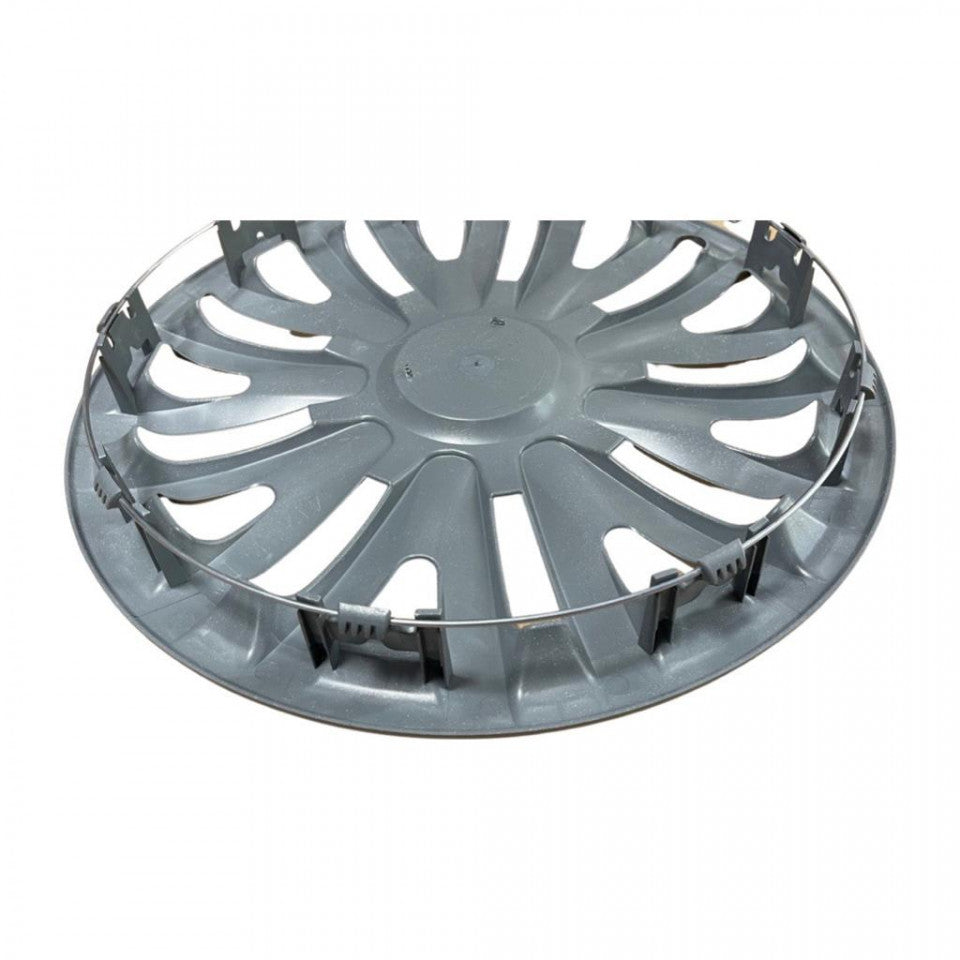 Set 4 capace roti potrivite jantelor de 16 inch compatibile VW Volkswagen Golf 4, 5, 6, 7, Passat B5, B6, B7, B8, Jeta, Polo, Sharan, Tiguan, Touran, Touareg, Caddy, Bora, - Model 417