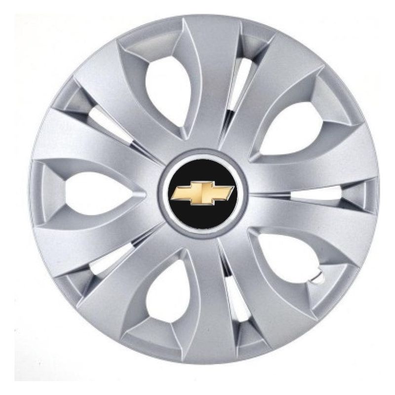 Set 4 Capace Roti, potrivite jantelor de R14, Compatibil Cu Chevrolet, model top crom