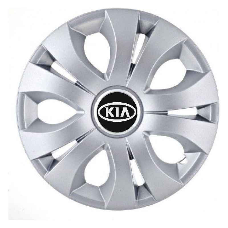 Set 4 Capace Roti, potrivite jantelor de R14, Compatibil Cu Kia, model top crom
