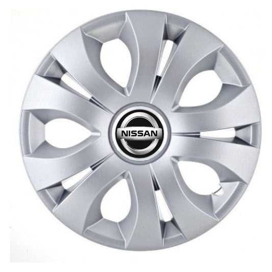 Set 4 Capace Roti, potrivite jantelor de R14, Compatibil Cu Nissan, model top crom