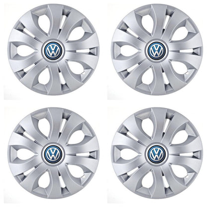 Set 4 Capace Roti, potrivite jantelor de R14, Compatibil Cu Volkswagen, model top crom