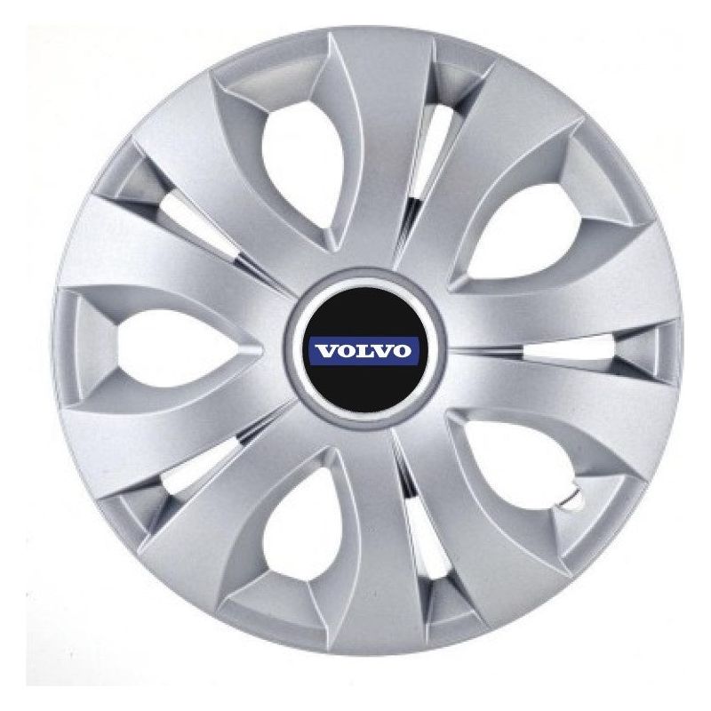 Set 4 Capace Roti, potrivite jantelor de R14, Compatibil Cu Volvo, model top crom