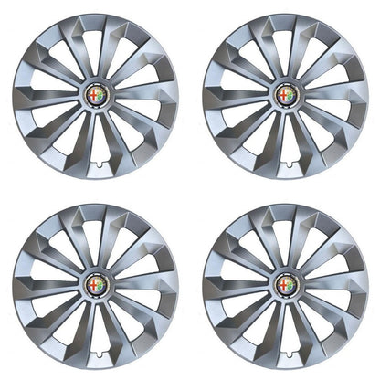 Set 4 Capace Roti 14 inchi (R14) Fame Gri, Compatibile Cu Alfa Romeo