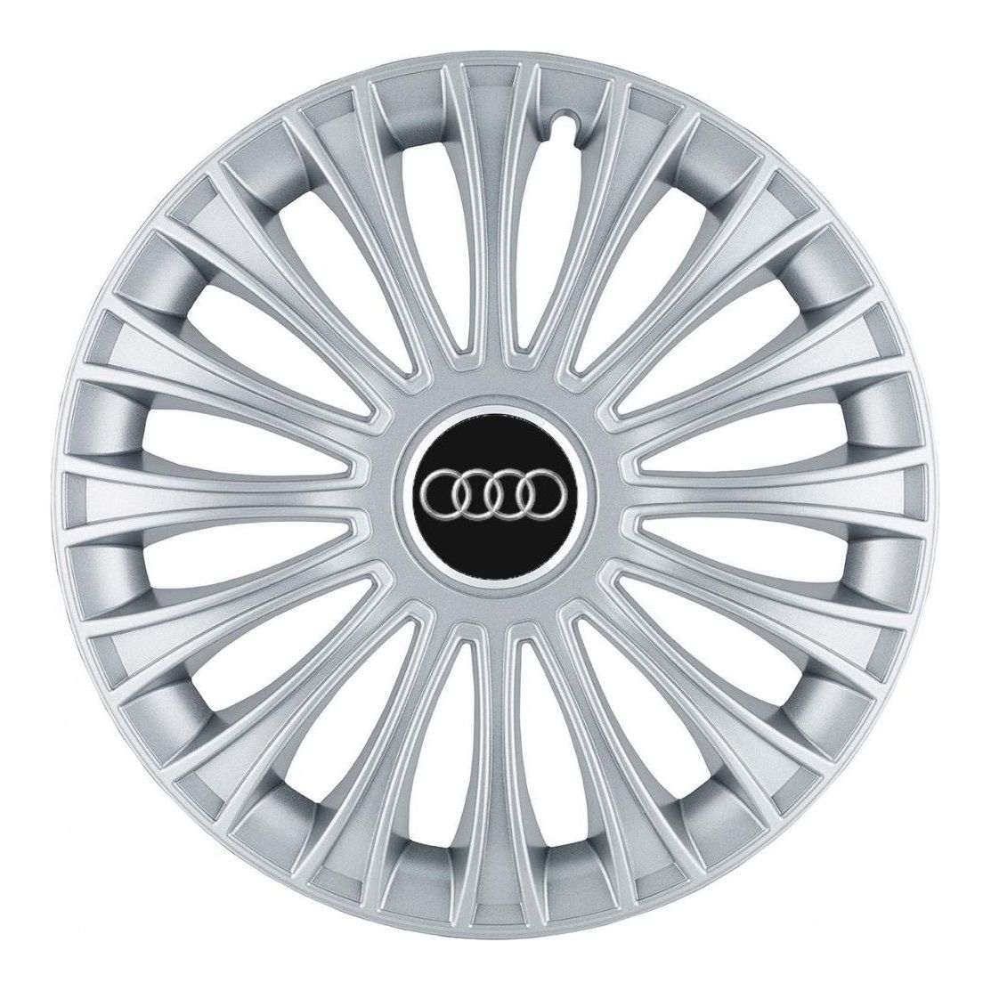 Set 4 Capace Roti, potrivite jantelor de R14, pentru Audi, model dino cromat