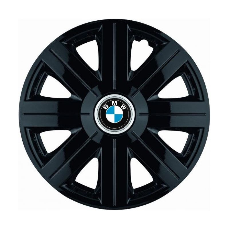 Set 4 Capace Roti, potrivite jantelor de R14, pentru BMW, model Cosmos Negru