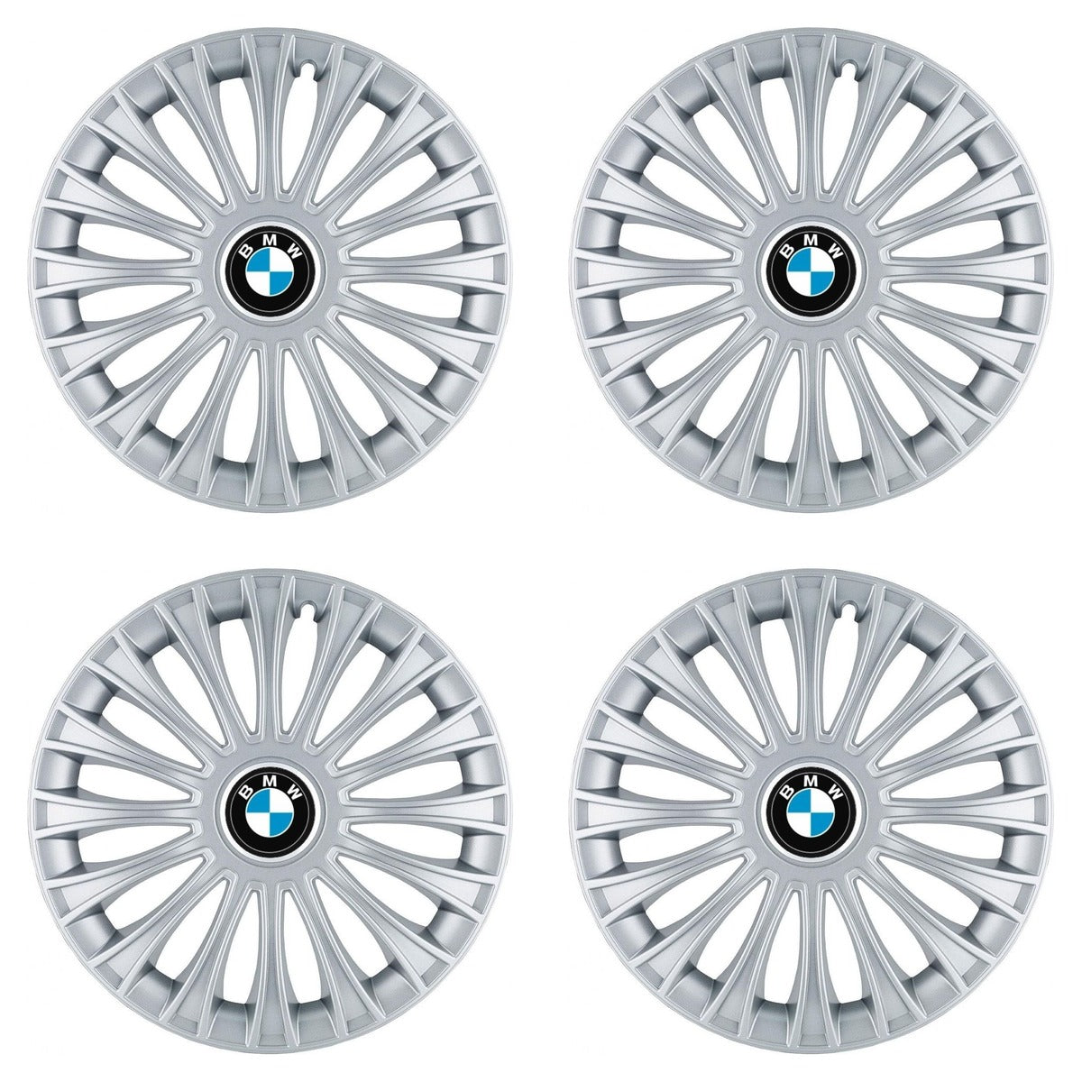 Set 4 Capace Roti, potrivite jantelor de R14, pentru BMW, model dino cromat
