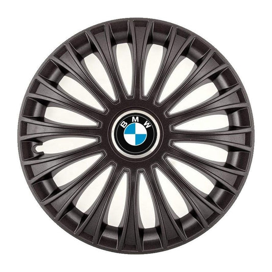 Set 4 Capace Roti, potrivite jantelor de R14, pentru BMW, model dino Negru