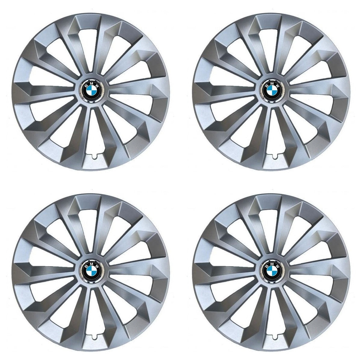 Set 4 Capace Roti 14 inchi (R14) Fame Gri, Compatibile Cu BMW