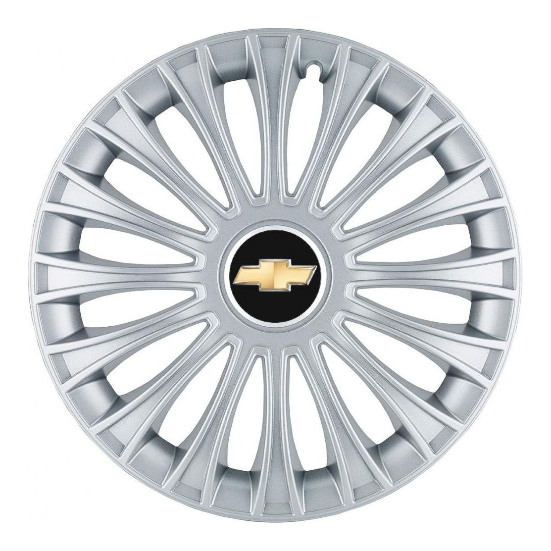 Set 4 Capace Roti, potrivite jantelor de R14, pentru Chevrolet, model dino cromat