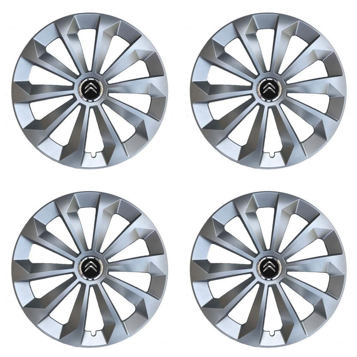 Set 4 Capace Roti 14 inchi (R14) Fame Gri, Compatibile Cu Citroen