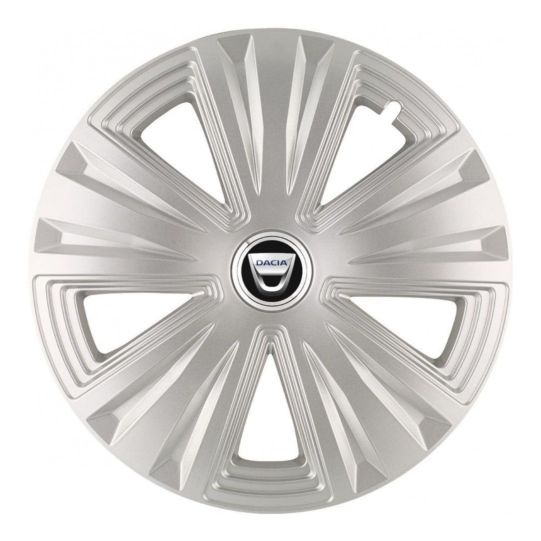 Set 4 Capace Roti, potrivite jantelor de R14, pentru Dacia, model glory Gri