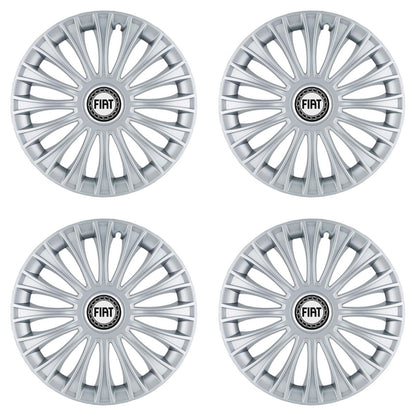 Set 4 Capace Roti, potrivite jantelor de R14, pentru Fiat, model dino cromat