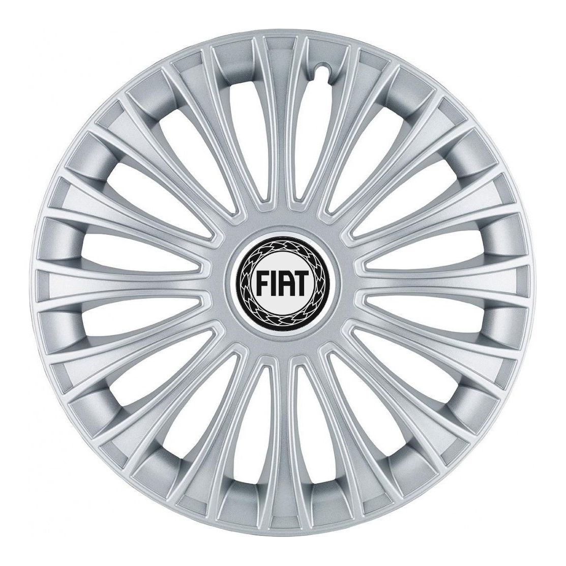 Комплект 4 таса, подходящи за джанти R14, за Fiat, хромиран модел дино