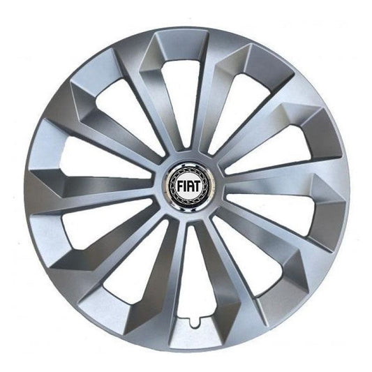 Set 4 Capace Roti 14 inchi (R14) Fame Gri, Compatibile Cu Fiat