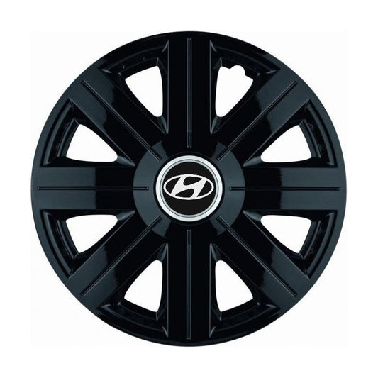 4 darabos dísztárcsa készlet, R14 felnikre alkalmas, Hyundai Cosmos Black modellhez