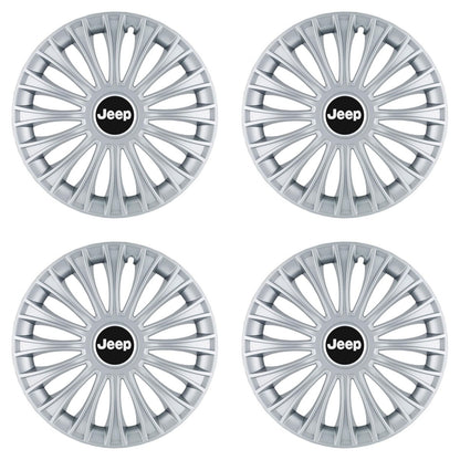 Set 4 Capace Roti, potrivite jantelor de R14, pentru Jeep, model dino cromat