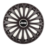 Set 4 Capace Roti, potrivite jantelor de R14, pentru Jeep, model dino Negru