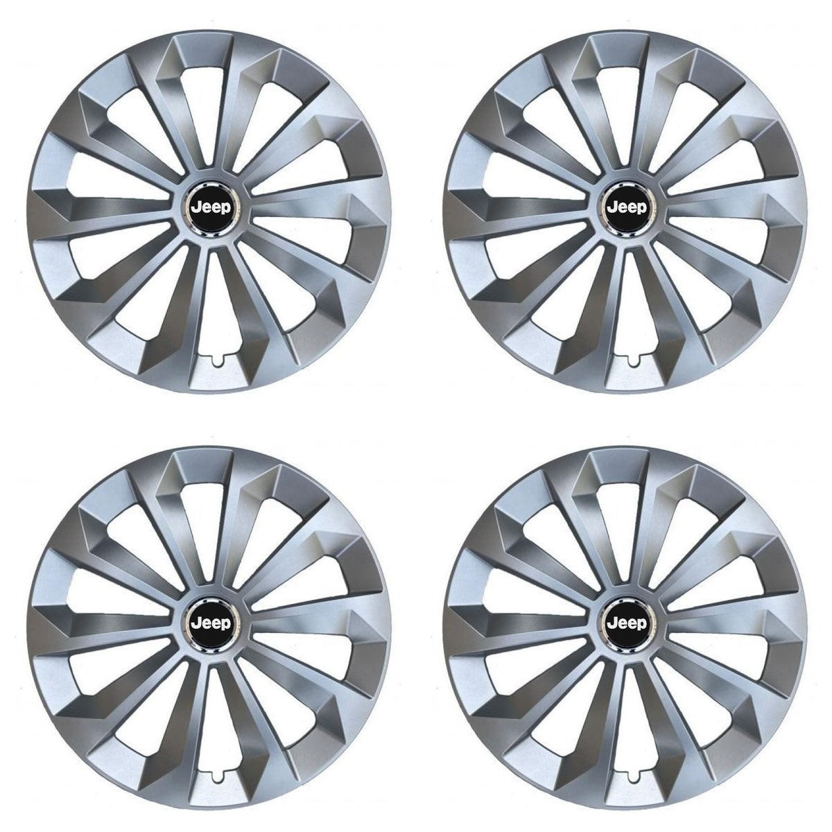 Set 4 Capace Roti 14 inchi (R14) Fame Gri, Compatibile Cu Jeep