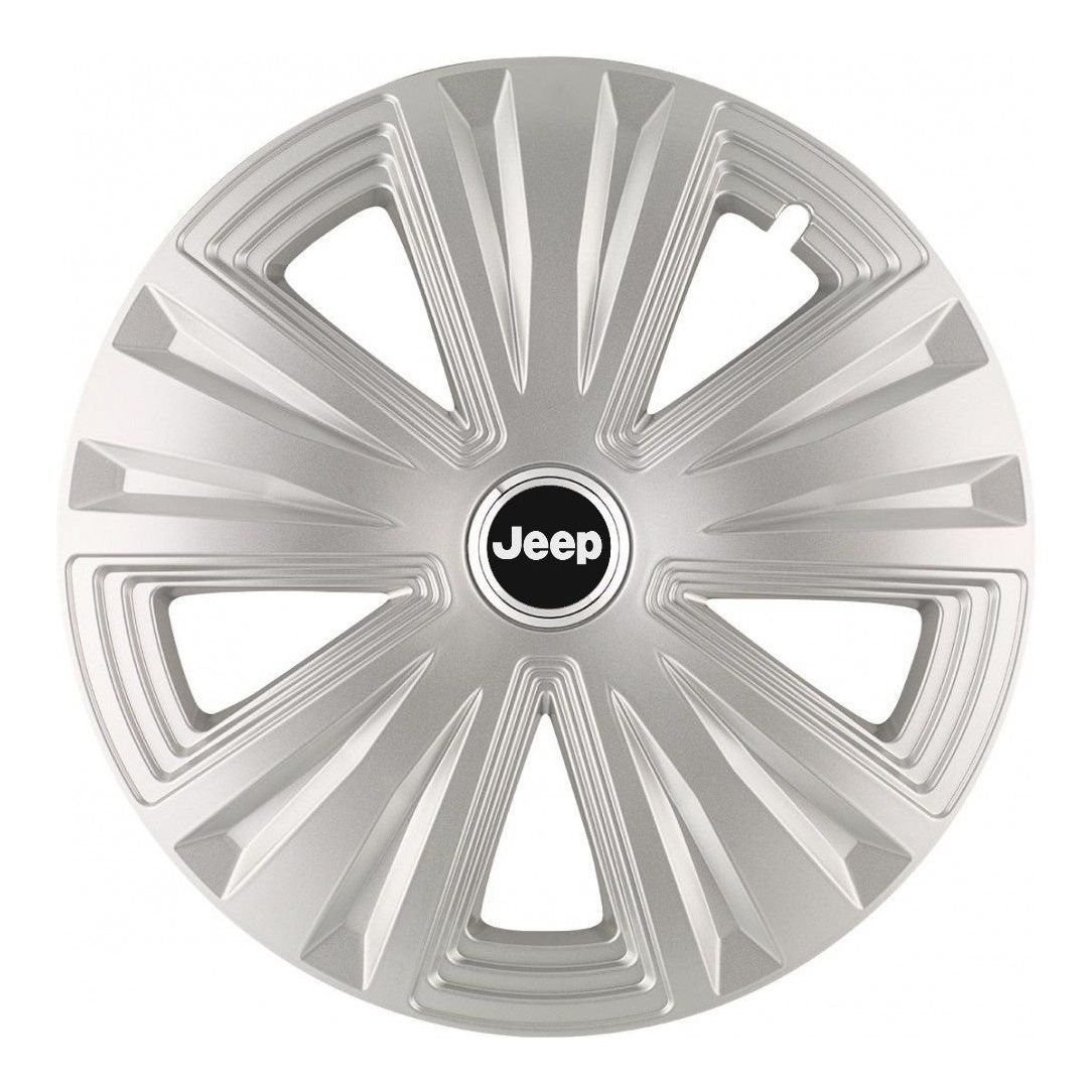 Set 4 Capace Roti, potrivite jantelor de R14, pentru Jeep, model glory Gri