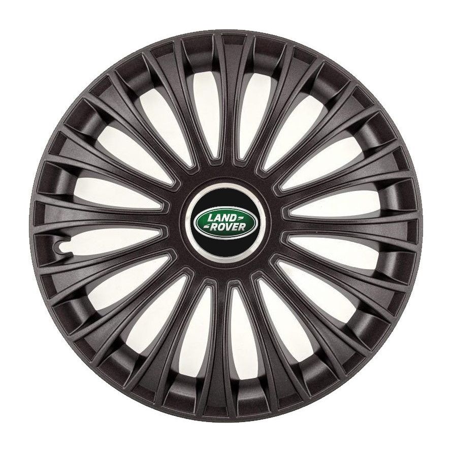 Set 4 Capace Roti, potrivite jantelor de R14, pentru Land Rover, model dino Negru