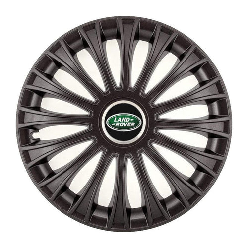 Set 4 Capace Roti, potrivite jantelor de R14, pentru Land Rover, model dino Negru