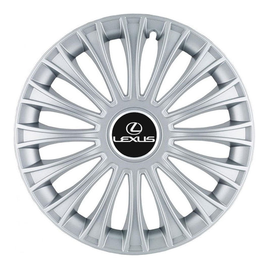 Set 4 Capace Roti, potrivite jantelor de R14, pentru Lexus, model dino cromat