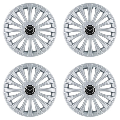 Set 4 Capace Roti, potrivite jantelor de R14, pentru Mazda, model dino cromat