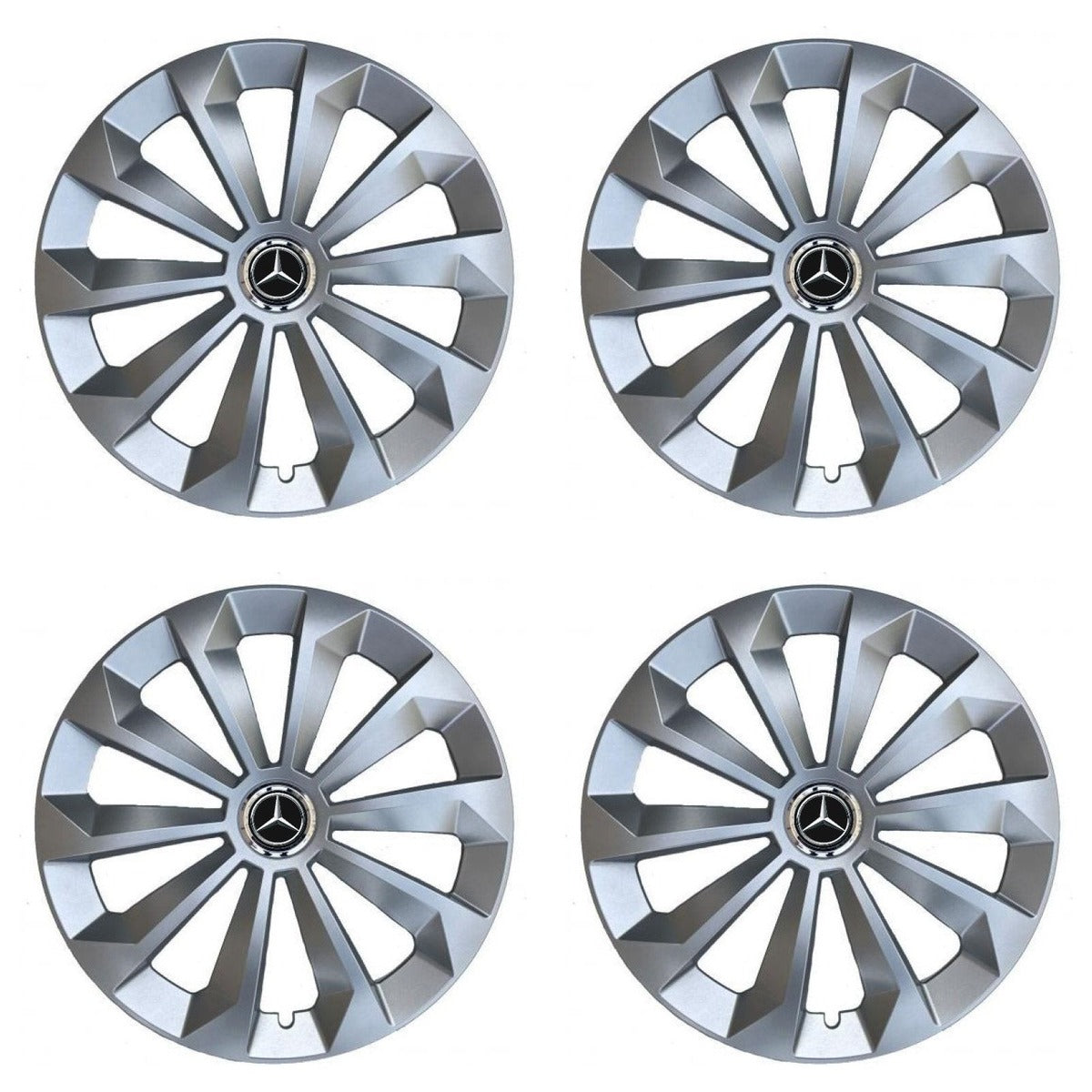 Set 4 Capace Roti 14 inchi (R14) Fame Gri, Compatibile Cu Mercedes-Benz