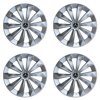 Set 4 Capace Roti 14 inchi (R14) Fame Gri, Compatibile Cu Mercedes-Benz