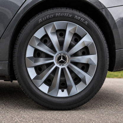 Set 4 Capace Roti 14 inchi (R14) Fame Gri, Compatibile Cu Mercedes-Benz