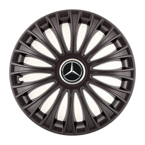 Set 4 Capace Roti, potrivite jantelor de R14, pentru Mercedes-Benz, model dino Negru